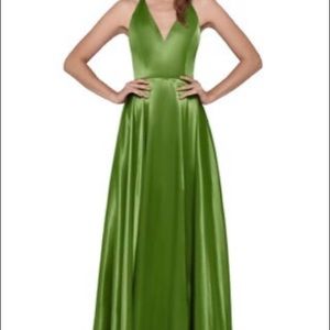 Betsy and Adam Green Dress Size 0